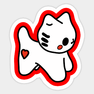 kitty toy Sticker